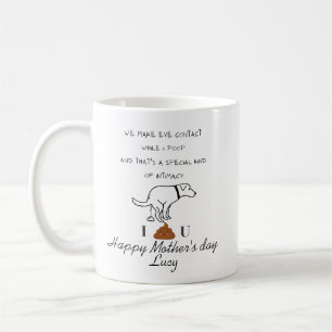 Photo Grattis på födelsedagen hund poop Coffee Mug Kaffemugg