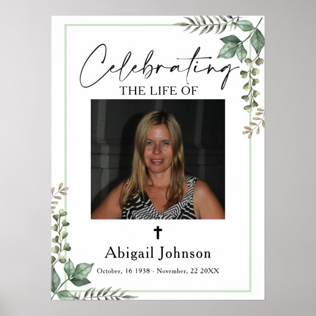 Photo Greenery Firar livets begravda Poster (Framsidan)