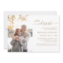 Photo Guld Bröllop Förlovningsfest