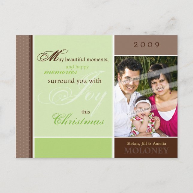 PHOTO HÄLSNING POSTCARD :: inspirerande glädje 3 Helg Vykort (Framsida)