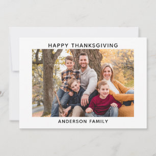 Photo Happy thanksgiving Julkort