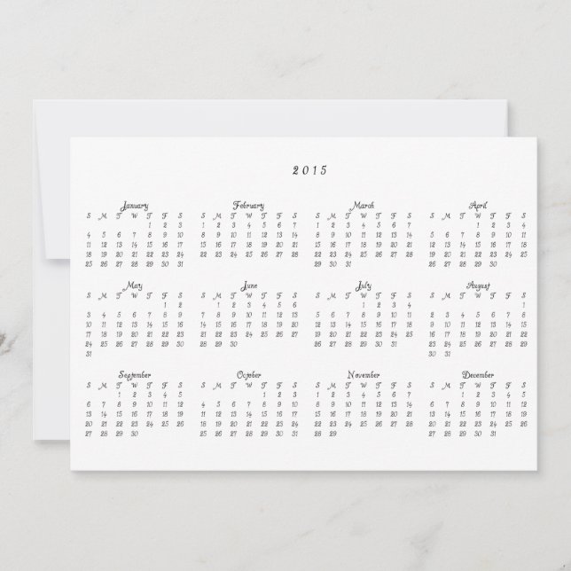 Photo Helgdag 2015 - kalenderjulkort Julkort (Framsida)