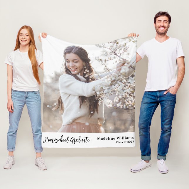 Photo Homeschool Studenten Fleecefilt (På plats)