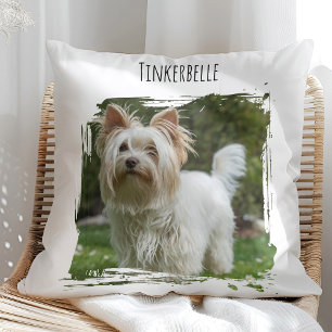 Photo Hund Pet med Namn Kudde