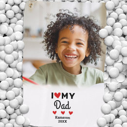 Photo I Kärlek My Pappa Golfer Namn Anpassningsbar