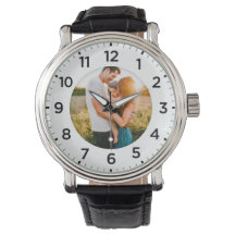 Photo Inlay Personlig Leather Watch
