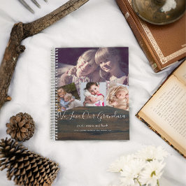 Photo Journal Grandma Grandpa Anpassningsbar Gift  Anteckningsbok
