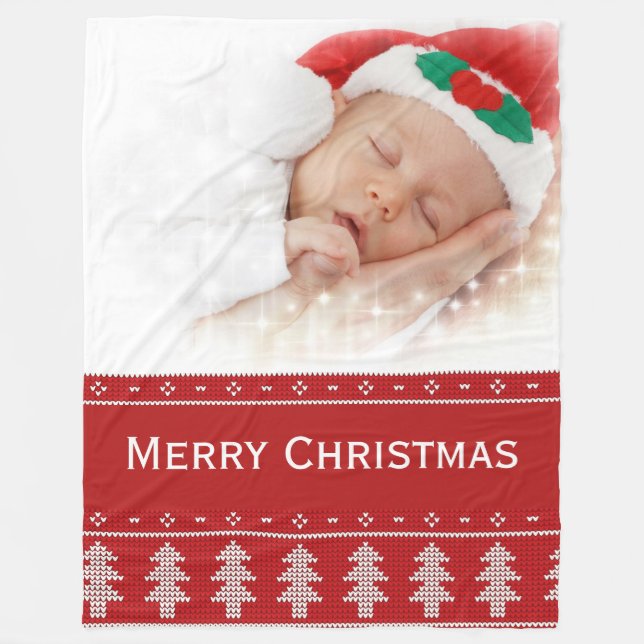 Photo jul Fleece Blanket (Framsidan)