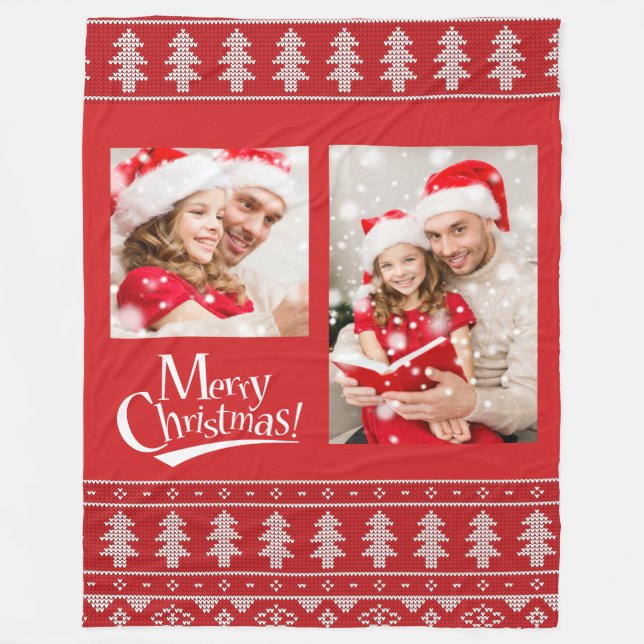 PHOTO jul Fleece Blanket (Framsidan)