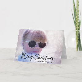 Photo jul Hälsning Helgkort