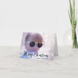 Photo jul Hälsning Helgkort