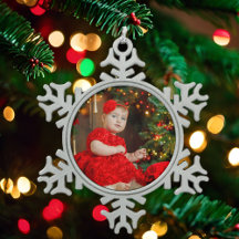 Photo Julgran Gift Ornament Velvet Box
