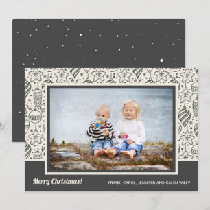 Photo Julgran Ornaments Julkort
