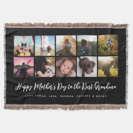 Photo Keepsak för mormor Filt