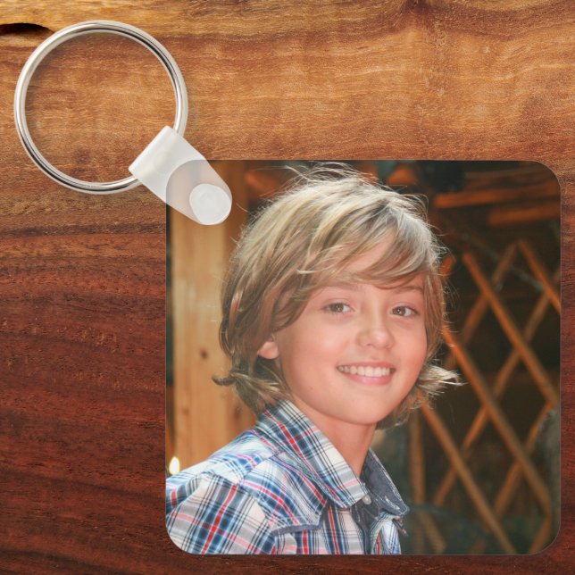 PHOTO KEYCHAIN ANPASSNINGSBAR FOR GRANDMA NYCKELRING (Framsida)