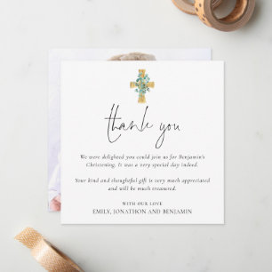 Photo Kor Baptism Christening Tack Anteckningskort