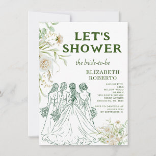 Photo Låt oss Shower Elizabeth Pampas Möhippa Inbjudningar