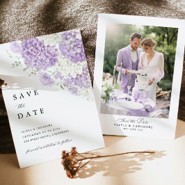 Photo Lavender Lilac White Floral Wedding Spara Datumet