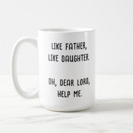 Photo like Far like Daughson Personlig Kaffemugg