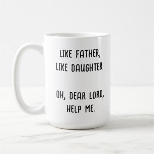 Photo like Far like Daughson Personlig Kaffemugg