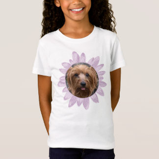 Photo Lila Flower-Personlig T Shirt