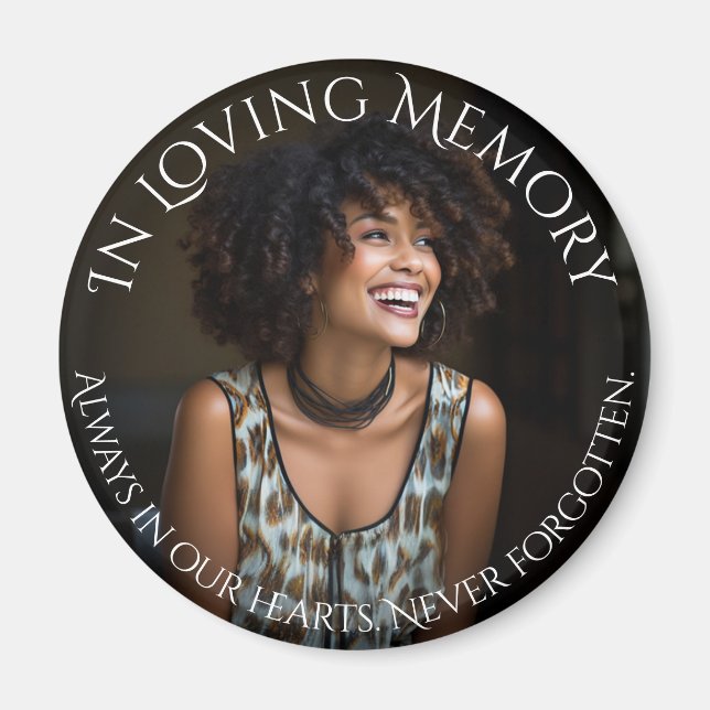 Photo Loving Memory Magnet (Framsidan)