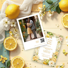 Photo Luxury Mediterranean Lemons & Flowers  Spara Datumet