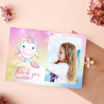 Photo Magic Unicorn Rainbow Födelsedagsfest Tack Kort<br><div class="desc">Tack för att du använder vår Födelsedagsfest Photo Magic Unicorn Rainbow - tack för ditt kort. Det här är inte bara ett kort. Det är din port att tacka dina gäster med en aning stollig och charm. Oavsett om du uttrycker uppskattning för deras närvaro, gåvor eller önskemål, förvandlar det här...</div>