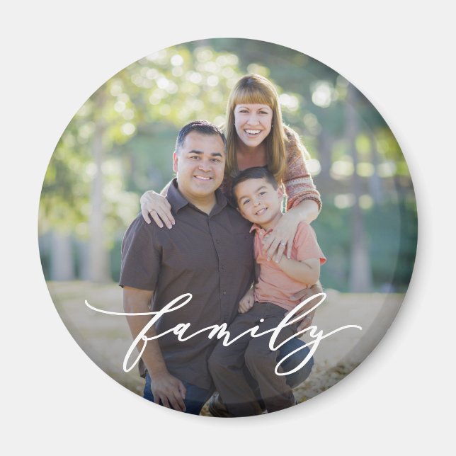 Photo Magnet för Färg-Anpassningsbar för redigerba (Framsidan)