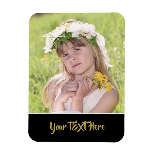 Photo Magnet Gift - Grad, Birthday, Bröllop, Julaf (Vertikal)