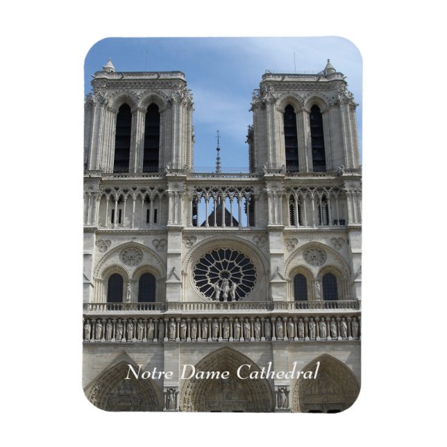 Photo Magnet—Notre Dame Cathedral Magnet (Vertikal)