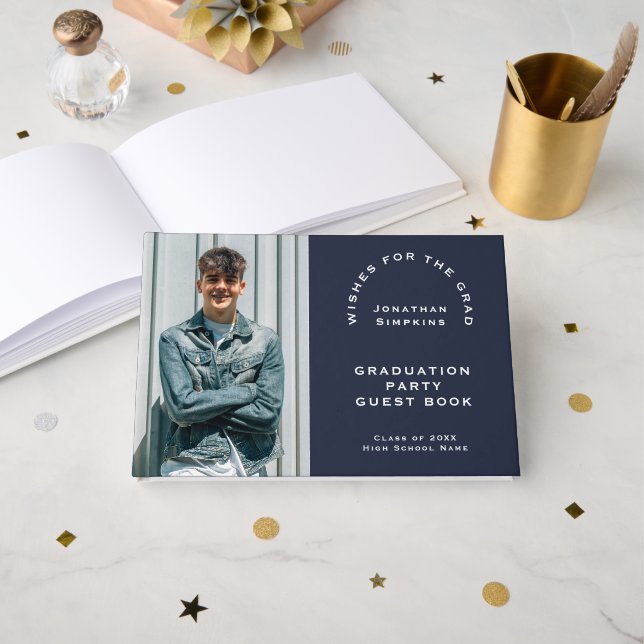 Photo Male Studenten 2025 Party maringäst Bok (Framsida öppen)