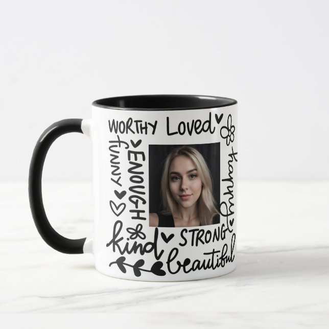 Photo Manifestation Mugg - Motivational Gift (Vänster)
