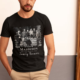 Photo Mask för Family Reunion Firande T Shirt