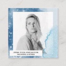 *~* PHOTO med blå vakttolor eller hårmodellsskådes