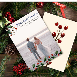 Photo Mele Kalikimaka God jul Hawaian Julkort