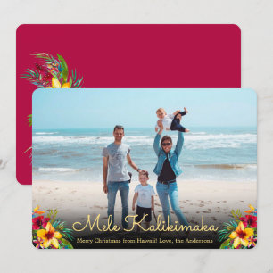 Photo Mele Kalikimaka julkort