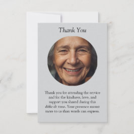 Photo Memorial Card | Personalised Card Kort