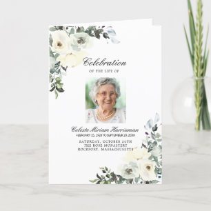 Photo Memorial Funeral Firande of Life Program