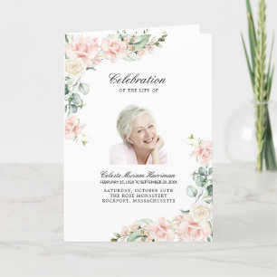 Photo Memorial Funeral Firande of Life Program