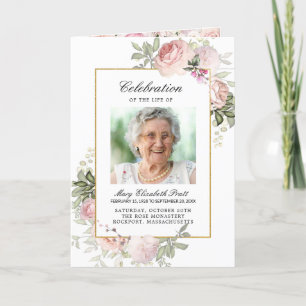 Photo Memorial Funeral Firande of Life Program