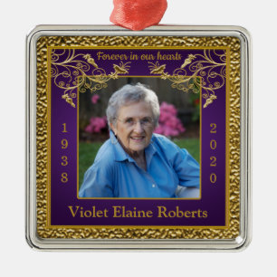 Photo Memorial julkeepsaké Ornament