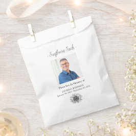 Photo Memorial Solros Seed Funeral Bag