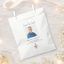 Photo Memorial Sweet Pea Seed Funeral