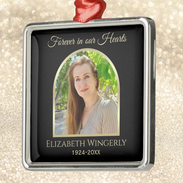Photo Memorials Keepsakes jul Ornaments Julgransprydnad Metall (Skapare uppladdad)