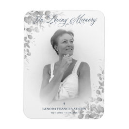 Photo Memory Service Kära Ones in Black White Magnet