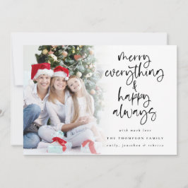 Photo Merry Allting Lycklig Alltid jul Julkort