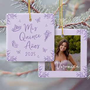 Photo ’Mis Quince Años’ Quinceañera Ornament
