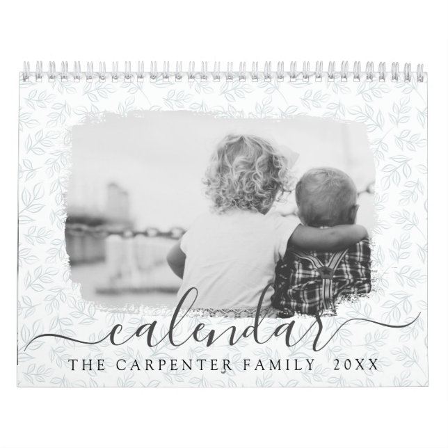 Photo Modern Abstrakt Black & White  Kalender (Omslag)