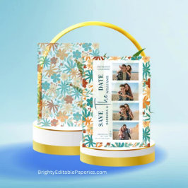 Photo Modern Abstrakt Wildblomma Bright Art Spara Datumet